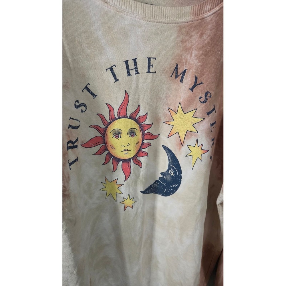 Trust The Mystery Celestial Oversized Graphic Sweatshirt XL - Picture 3 of 3